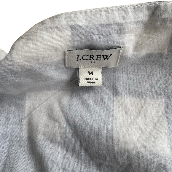 J. Crew Gingham Ruffle Tiered Dress - Picture 11 of 15